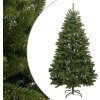 Umělý sklápěcí vánoční stromek se stojanem 240 cm [357788] (Barva Bílá)