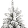Umělý sklápěcí vánoční stromek se stojanem 240 cm [357788] (Barva Bílá)