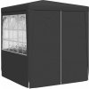 Profesionální party stan s bočnicemi 2 x 2 m 90 g/m² [48517] (Barva Modrá)