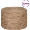 Jutové lano 500 m dlouhé 4 mm silné [153737] (Barva Přírodní)