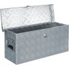 Hliníkový box 76,5 x 26,5 x 33 cm [142938] (Barva Stříbrná)