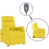 Zvedací křeslo textil [3098108] (Barva Světle žlutá)