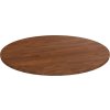 Kulatá stolní deska Ø60x1,5cm ošetřený masivní dub [342896] (Barva Přírodní)