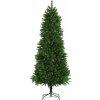 Umělý vánoční stromek s realistickým jehličím 240 cm [321025] (Barva Bílá)