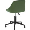 Otočná kancelářská židle samet [335486] (Barva Světle zelená)