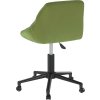 Otočná kancelářská židle samet [335486] (Barva Světle zelená)