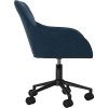 Otočná kancelářská židle samet [344868] (Barva Tmavě šedá)
