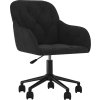 Otočná kancelářská židle samet [344868] (Barva Tmavě šedá)
