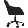 Otočná kancelářská židle samet [344868] (Barva Tmavě šedá)