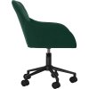 Otočná kancelářská židle samet [344868] (Barva Tmavě šedá)