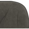 Otočná kancelářská židle samet [344868] (Barva Tmavě šedá)