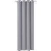 Zatemňovací závěs s kovovými oky, 270x245 cm, [132206] (Barva Šedá)
