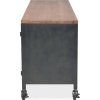 TV stolek 120 x 30 x 43 cm [245456] (Barva Černá)