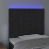 Čelo postele s LED 90x5x118/128 cm samet [3122899] (Barva Růžová)
