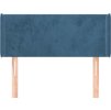 Čelo postele typu ušák 93x16x78/88 cm samet [3118529] (Barva Růžová)
