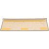 Schodové rohože 15 ks 65 x 21 x 4 cm s obdélníkovým okrajem [326909] (Barva Světle béžová)