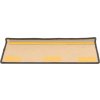 Schodové rohože 15 ks 65 x 21 x 4 cm ové s obdélníkovým okrajem [326909] (Barva Světle béžová)