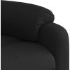 Elektrické masážní polohovací křeslo textil [3204970] (Barva Černá)