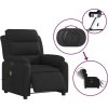Elektrické masážní polohovací křeslo textil [3204970] (Barva Černá)