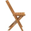 Skládací bistro židle 6 ks masivní akáciové dřevo [3216306] (Barva Přírodní)
