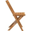 Skládací bistro židle 4 ks masivní akáciové dřevo [3216305] (Barva Přírodní)