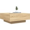 Konferenční stolek s LED osvětlením 80 x 80 x 31 cm [836590] (Barva dub sonoma)