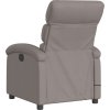 Elektrické masážní polohovací křeslo textil [3203966] (Barva Světle šedá)