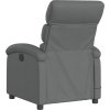 Elektrické masážní polohovací křeslo textil [3203966] (Barva Světle šedá)