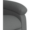 Elektrické masážní polohovací křeslo textil [3203966] (Barva Světle šedá)