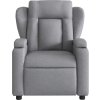 Elektrické polohovací křeslo textil [3204459] (Barva Tmavě šedá)