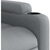Elektrické polohovací křeslo textil [3204459] (Barva Tmavě šedá)