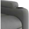 Elektrické polohovací křeslo textil [3204459] (Barva Tmavě šedá)