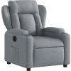 Elektrické polohovací křeslo textil [3204459] (Barva Tmavě šedá)