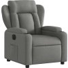 Elektrické polohovací křeslo textil [3204459] (Barva Tmavě šedá)