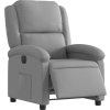 Elektrické polohovací křeslo textil [3204141] (Barva Tmavě šedá)