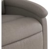 Elektrické polohovací křeslo textil [3204141] (Barva Tmavě šedá)