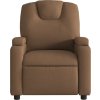 Elektrické polohovací křeslo textil [3204348] (Barva Hnědá)