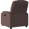 Elektrické polohovací křeslo textil [3204348] (Barva Hnědá)