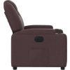 Elektrické polohovací křeslo textil [3204348] (Barva Hnědá)