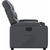 Elektrické polohovací křeslo umělá kůže [3204644] (Barva Černá)
