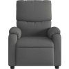 Elektrické polohovací křeslo textil [3204805] (Barva Tmavě hnědá)