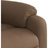 Elektrické polohovací křeslo textil [3204805] (Barva Tmavě hnědá)