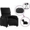 Elektrické polohovací křeslo umělá kůže [3204872] (Barva Černá)