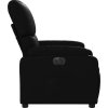Elektrické polohovací křeslo umělá kůže [3204872] (Barva Černá)