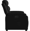 Elektrické polohovací křeslo umělá kůže [3205028] (Barva Černá)