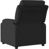 Elektrické polohovací křeslo textil [3204958] (Barva Černá)