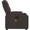 Elektrické masážní polohovací křeslo textil [3204699] (Barva Tmavě šedá)