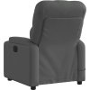 Elektrické masážní polohovací křeslo textil [3204699] (Barva Tmavě šedá)