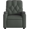 Elektrické masážní polohovací křeslo textil [3204699] (Barva Tmavě šedá)