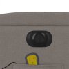 Elektrické masážní polohovací křeslo textil [3204699] (Barva Tmavě šedá)